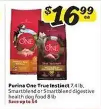 Winn Dixie Purina One True Instinct offer