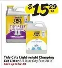 Winn Dixie Tidy Cats LightWeight Clumping Cat Litter offer