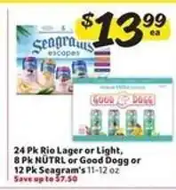 Winn Dixie Seagram's Escapes offer