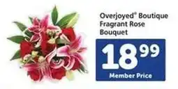 Safeway Overjoyed Boutique Fragrant Rose Bouquet offer
