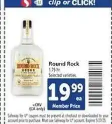 Safeway Round Rock Vodka offer