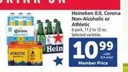 Safeway Heineken 0.0, Corona Non-Alcoholic or Athletic offer