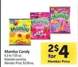 Safeway Mamba Candy offer