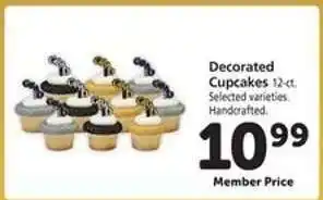 Safeway Decorated Cupcakes offer