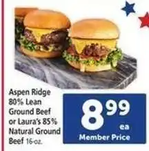 Safeway Aspen Ridge or Laura's Ground Beef offer