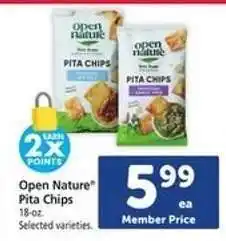 Safeway OPEN NATURE PITA CHIPS offer