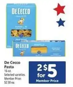 Safeway De Cecco Pasta offer