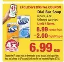 Safeway Dial Bar Soap offer