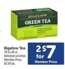 Safeway Bigelow Tea offer