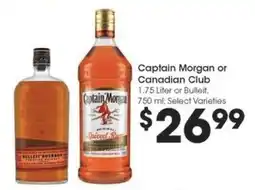 Kroger Captain Morgan or Canadian Club offer