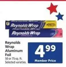 Safeway Reynolds Wrap Aluminum Foil offer