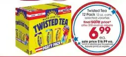 Giant Eagle Twisted Tea offer
