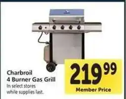 Safeway Charbroil 4-Burner Gas Grill offer
