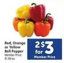 Safeway Bell Pepper offer