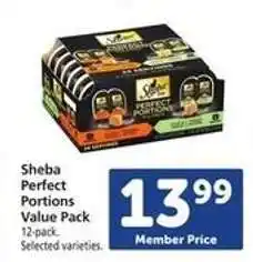 Safeway Sheba Perfect Portions Value Pack offer
