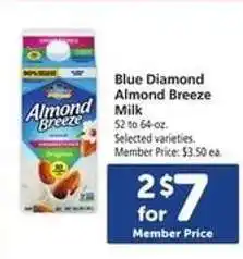 Safeway Blue Diamond Almond Breeze Milk offer