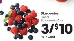 Kroger Blueberries or Raspberries offer