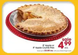 Giant Eagle 8 Apple or 8 Apple Crumb Pies offer