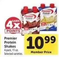 Safeway Premier Protein Shakes offer