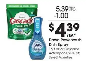 Kroger Dawn Powerwash Dish Spray offer