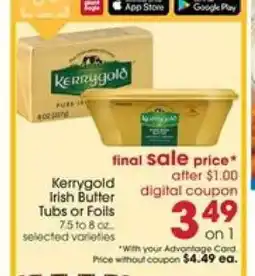 Giant Eagle Kerrygold Irish Butter offer