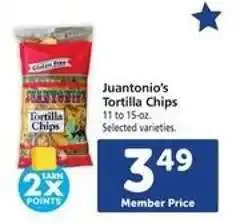 Safeway Juantonio's Tortilla Chips offer