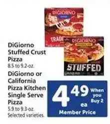 Safeway DiGiorno Stuffed Crust Pizza offer