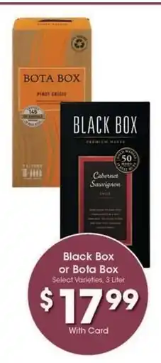Kroger Black Box or Bota Box offer