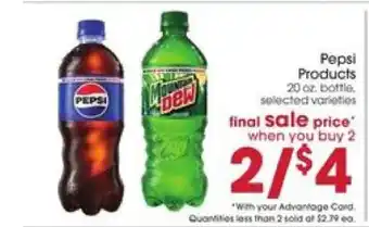 Giant Eagle Pepsi Products offer