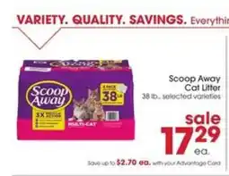 Giant Eagle Scoop Away Cat Litter offer