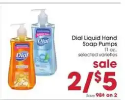 Giant Eagle Dial Liquid Hand Soap Pumps offer