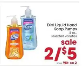 Giant Eagle Dial Liquid Hand Soap Pumps offer