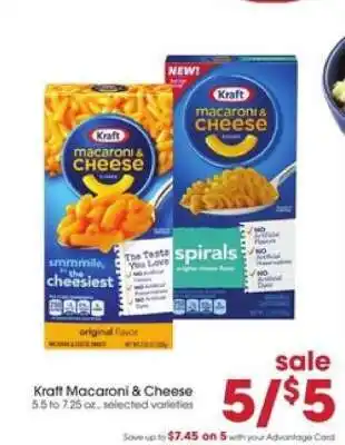 Giant Eagle Kraft Macaroni & Cheese offer