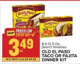Food Lion Old El Paso Taco or Fajita Dinner Kit offer