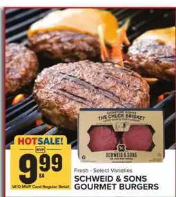 Food Lion SCHWEID & SONS GOURMET BURGERS offer