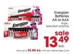 Giant Eagle Energizer Batteries offer