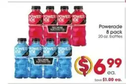 Giant Eagle Powerade 8 Pack offer