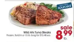 Giant Eagle Wild Ahi Tuna Steaks offer