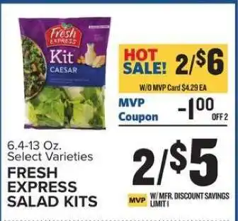Food Lion Fresh Express Salad Kits offer