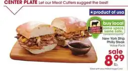 Giant Eagle New York Strip Philly Steak offer