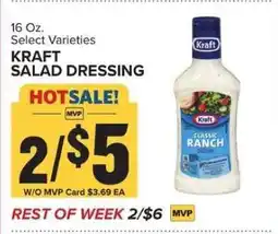 Food Lion Kraft Salad Dressing offer