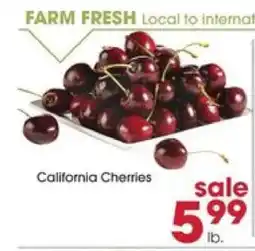 Giant Eagle California Cherries offer