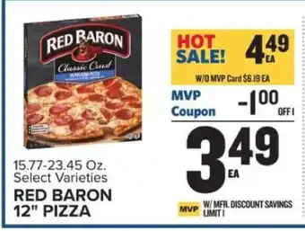 Food Lion Red Baron 12 Pizza offer