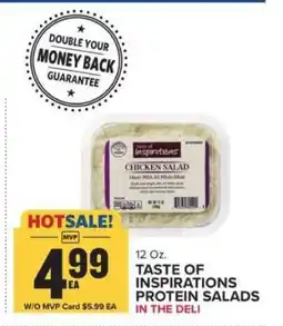Food Lion TASTE OF INSPIRATIONS PROTEIN SALADS offer