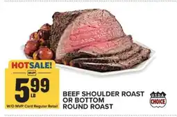 Food Lion Beef Shoulder Roast or Bottom Round Roast offer