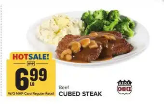 Food Lion Beef Cubed Steak offer