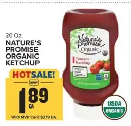 Food Lion Nature's Promise Organic Ketchup offer