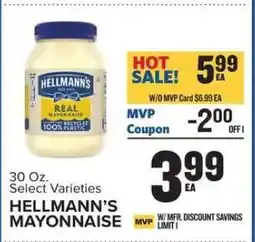 Food Lion Hellmann's Mayonnaise offer