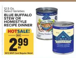 Food Lion Blue Buffalo Stew or Homestyle Recipe Dinner offer