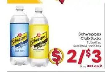 Giant Eagle Schweppes Club Soda offer